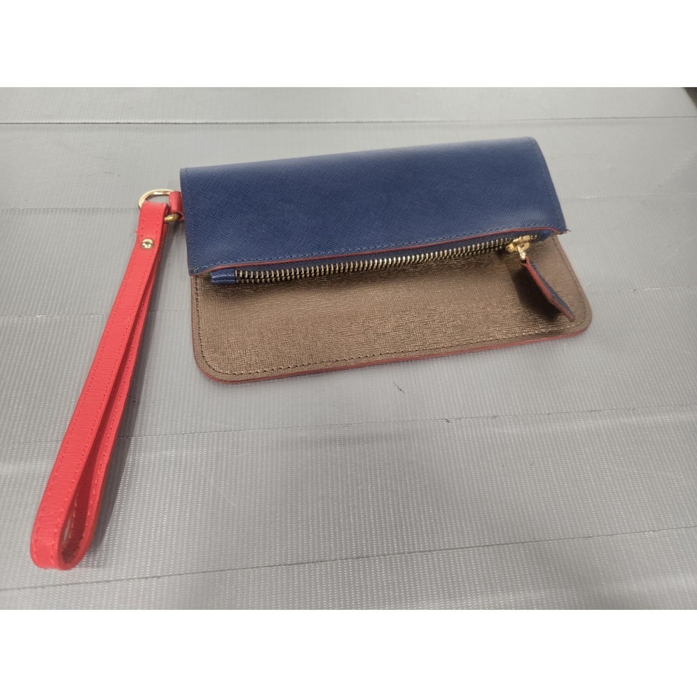 Alberta Di Canio Lamina Pochette Foldover Wristlet Clutch. Vintage.